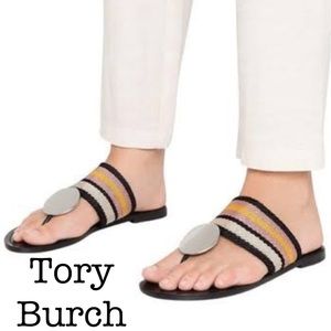 Tory Burch Patos Disk Thong Sandals Size 7